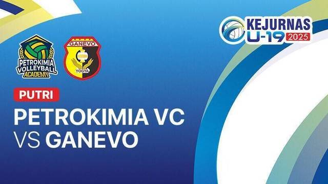 Putri: Petrokimia Volleyball Club vs Ganevo - Full Match | Kejurnas Bola Voli Antarklub U-19 2025
