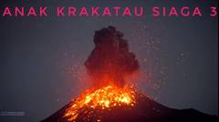 Gunung Anak krakatau at night