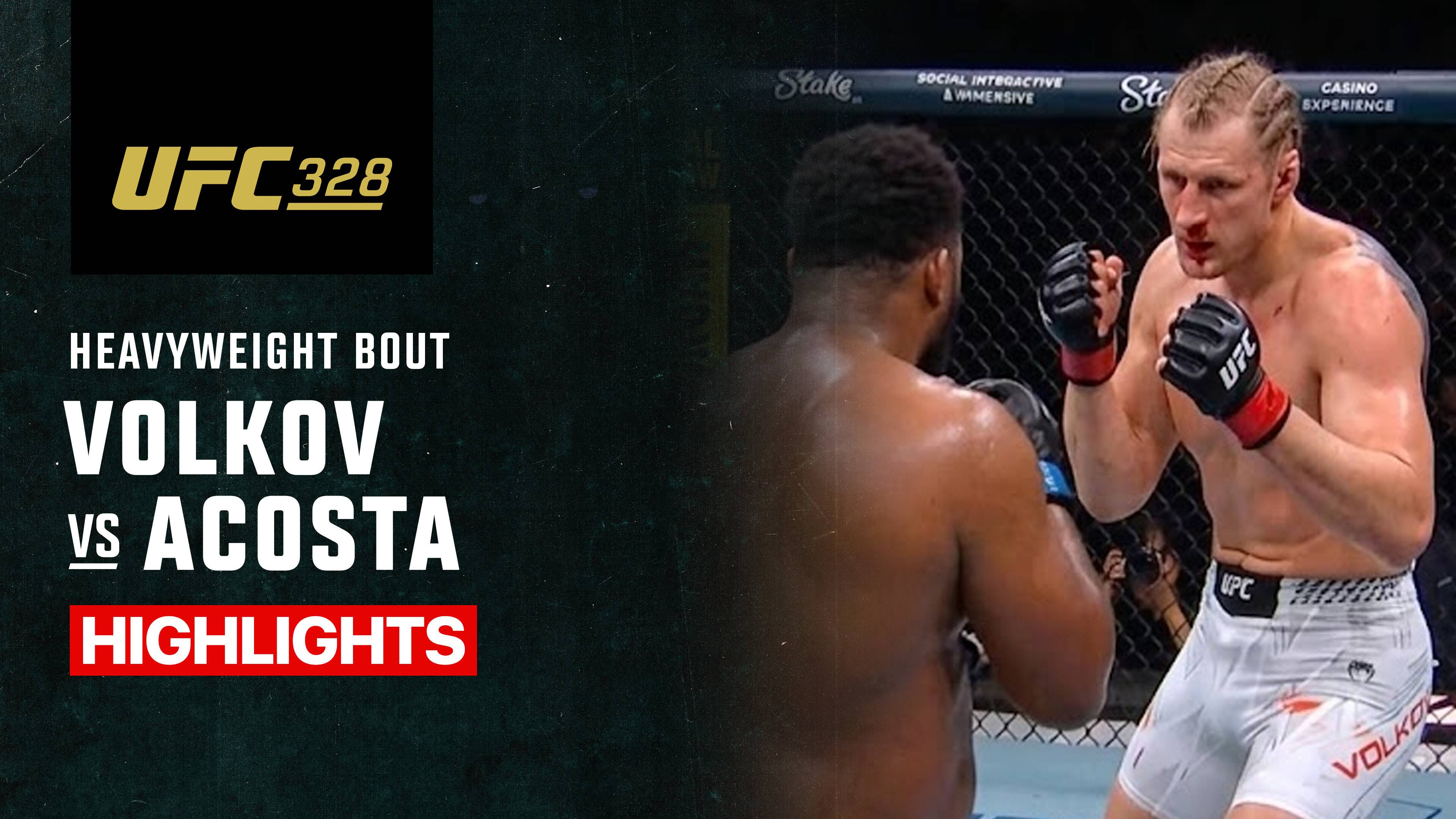 Alexander Volkov vs Waldo Cortes Acosta - Heavyweight | UFC 328