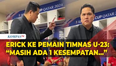 Motivasi Ketum PSSI Erick Thohir ke Pemain Timnas Indonesia usai Dikalahkan Irak di Piala Asia U-23