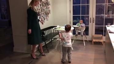 Viral, Video Ivanka Trump Joget Bareng 2 Anak