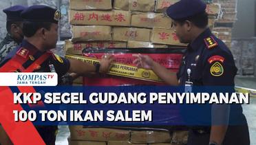 KKP Segel Gudang Penyimpanan 100 Ton Ikan Salem di Pati