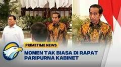 Sidang Kabinet, Prabowo Duduk di Samping Jokowi
