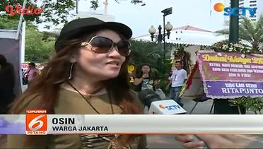 Wisata Karangan Bunga Ahok-Djarot di Balai Kota Jakarta - Liputan6 SCTV