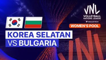 Korea Selatan vs Bulgaria - Full Match | Women's Volleyball Nations League 2024