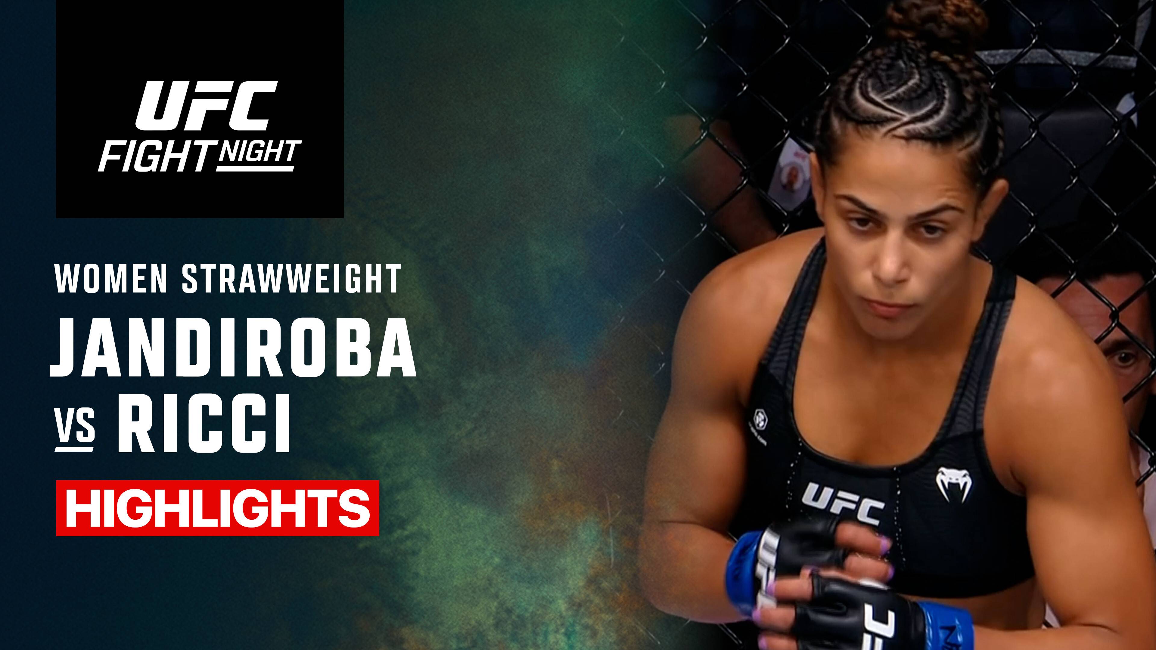 Virna Jandiroba vs Tabatha Ricci - Women's Strawweight | UFC Fight Night