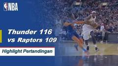 NBA I Cuplikan Pertandingan : Thunder 116 vs Raptors 109