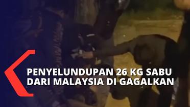 Satuan Reserse Narkoba Polresta Barelang Gagalkan Penyelundupan 26 Kg Sabu dari Malaysia!