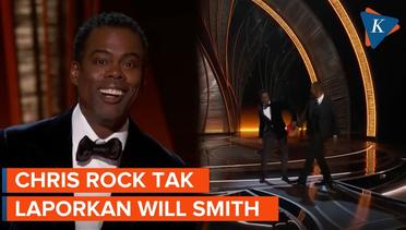 Usai Ditampar di Panggung Oscar, Chris Rock Tak Akan Laporkan Will Smith