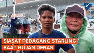 Respons Pedagang Soal Isu di Tengah Badai Dahsyat di Jakarta
