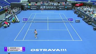 Match Highlights | Anett Kontaveit 2 vs 0 Maria Sakkari | J&T Banka Ostrava Open 2021