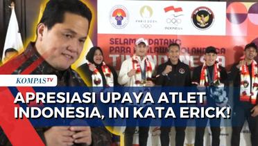 Erick Thohir Apresiasi Perjuangan Semua Atlet Indonesia di Olimpiade 2024 Paris!