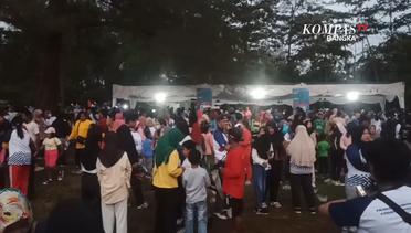 Ribuan Warga Ikuti  Jalan Sehat Bersama Bumn  Di Belitung Timur