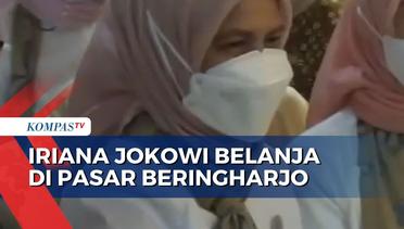 Momen Ibu Iriana Jokowi Belanja di Pasar Beringharjo Yogyakarta