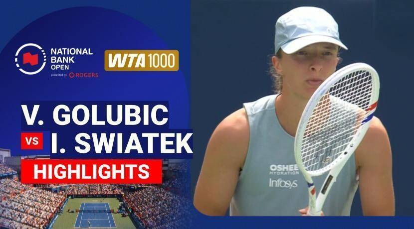Viktorija Golubic vs Iga Swiatek - Women's Singles Round of 32 | WTA 1000: National Bank Open presented by Rogers 2026