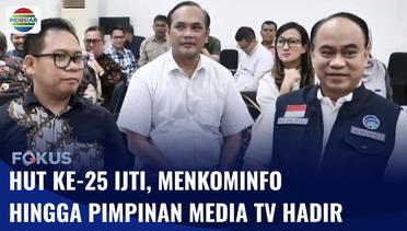 HUT ke-25 IJTI, Menkominfo Budi Arie Berharap IJTI Bangun Jurnalisme yang Konstruktif | Fokus