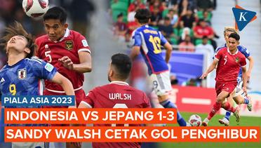 Indonesia Takluk dari Jepang 1-3, Sandy Walsh Cetak Gol Penghibur untuk Garuda