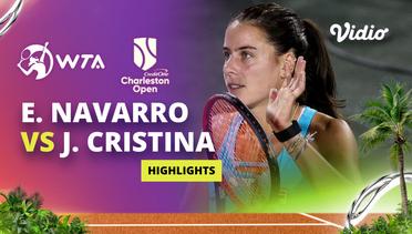 Emma Navarro vs Jaqueline Cristina - Highlights | WTA Credit One Charleston Open 2024
