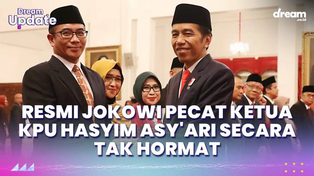 Resmi Jokowi Pecat Ketua  KPU Hasyim Asy'ari Secara Tak Hormat