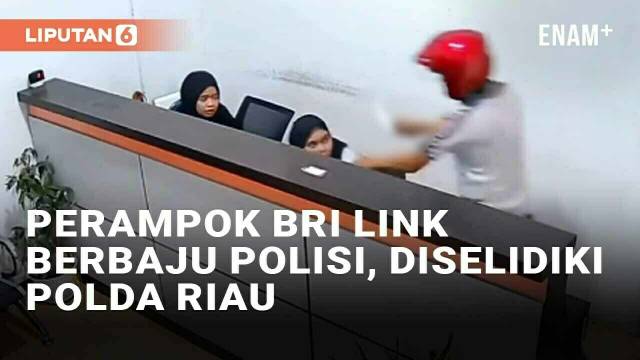 Viral Pria Berpakaian Polisi Rampok Agen BRI Link di Riau, Diselidiki Polda Riau