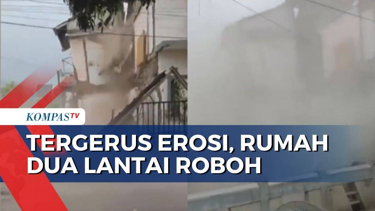 Bangunan dua lantai di Koja roboh, tidak ada korban jiwa
