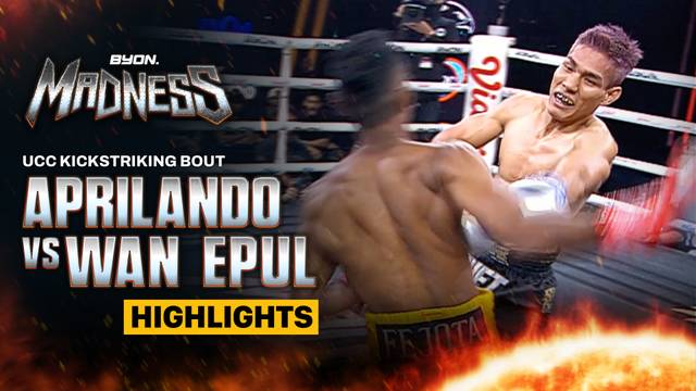 Aprilando Rumahpasal vs Wan Epul - UCC Kickstriking Bout - Highlight | BYON Madness Vol. 3 2026
