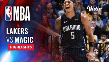 Los Angeles Lakers vs Orlando Magic - Highlights | NBA Regular Season 2023/24