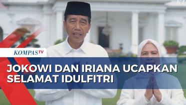 Presiden Jokowi dan Ibu Iriana Ucapkan Selamat Idulfitri 1445 H