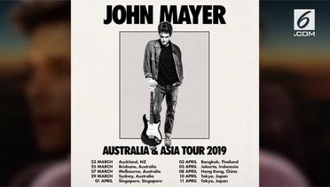 John Mayer Bakal Gelar Konser di Indonesia