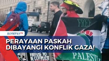 Di Tengah Perayaan Paskah Gedung Putih, Warga AS Berdemo dan Suarakan Konflik Gaza!