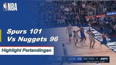 NBA I Cuplikan Pertandingan : Spurs 101 vs Nuggets 96