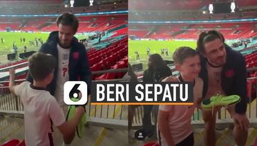 Momen Jack Grealish Beri Sepatu ke Bocah Pasca Kalah di Final EURO 2020