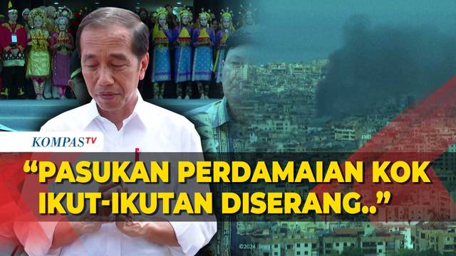 Kutuk Serangan Israel ke UNIFIL, Jokowi: Pasukan Perdamaian Kok Diserang