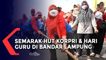Semarak HUT KORPRI dan Hari Guru di Bandar Lampung