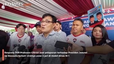 TKN Persilakan Jika Ada Pihak Laporkan Jokowi soal Viralnya Pose 2 Jari di Mobil Dinas RI 1