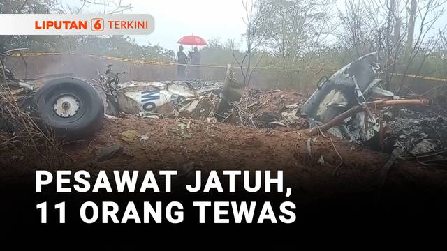 Pesawat Jatuh, 11 Orang Tewas Di Perbukitan Kwale, Kenya | Liputan 6