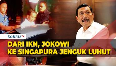Potret Presiden Jokowi di Singapura Jenguk Luhut Usai dari IKN