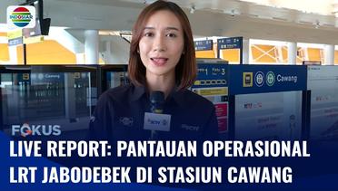 Live Report: Pantauan Operasional LRT Jabodebek di Stasiun LRT Cawang