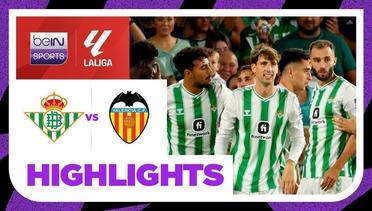 Real Betis vs Valencia - Highlights | LaLiga Santander 2023/2024