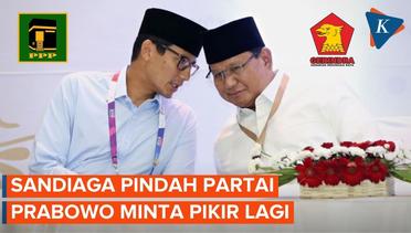 Sandiaga Pamit Keluar dari Gerindra, Prabowo Minta Dipikirkan Lagi