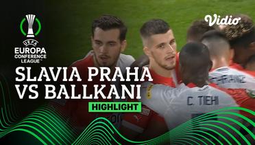 Highlights - Slavia Praha vs Ballkani | UEFA Europa Conference League 2022/23