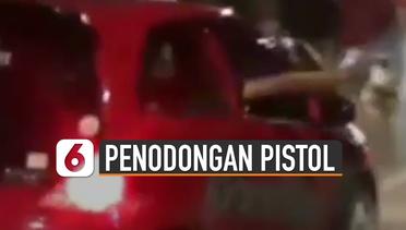 Viral Pengendara Mobil Todong Pistol ke Arah Kerumunan Pengendara Motor