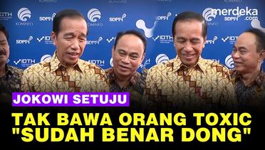 Jokowi Setuju Pesan Luhut ke Prabowo Jangan Bawa Orang Toxic ke Kabinet