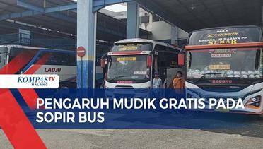 Sopir Bus Keluhkan Pendapatan Turun Karena Mudik Gratis