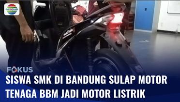 Motor Listrik Rakitan Siswa SMKN 8 Kota Bandung Berasal dari Motor Matik Tenaga BBM | Fokus