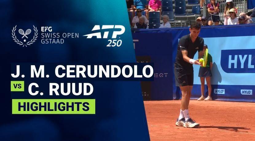 Juan Manuel Cerundolo vs Casper Ruud - Quarterfinal | ATP 250: EFG Swiss Open Gstaad 2026
