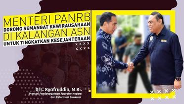 Presiden Jokowi dan Menteri Syafruddin  Dorong Kewirausahaan di Kalangan PNS