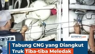 Tabung CNG yang Diangkut Truk Tiba-tiba Meledak di Sukabumi, 2 Orang Tewas