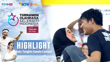Raffi-Nagita vs Lesti-Billar | Highlights Bulu Tangkis Ganda Campur | Turnamen Olahraga Selebriti Indonesia