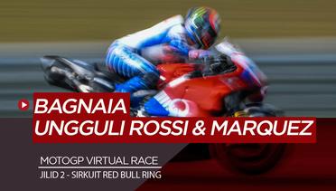 Kalahkan Valentino Rossi dan Marc Marquez, Bagnaia Menangi MotoGP Virtual Race